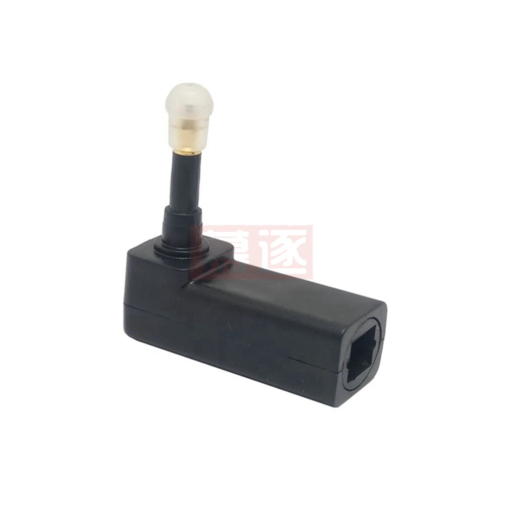 Фото Für Toslink Kabel Für TV BoxToslink Digital Optical Jack Zu 3,5 мм Mini Stecker 90 Grad Audio Adapter Stecker Rechten winkel Stec №1