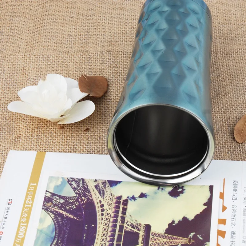 Термокружка 500 мл с двойными стенками вакуумные фляжки из нержавеющей стали