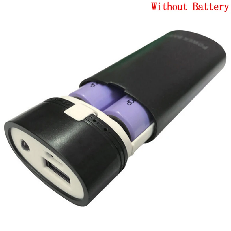 Красочные Порты USB 2X18650 DIY Портативный Батарея держатель ЖК-дисплей Дисплей