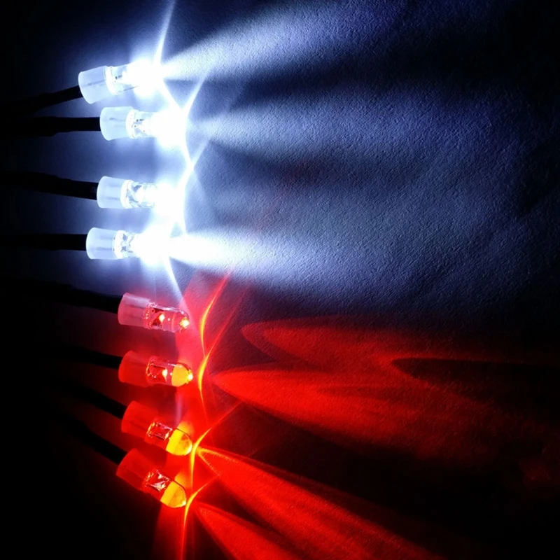 

RC Model Car Universal 8 LEDLamp 4 White LED And 4 Red LED RC Car Light