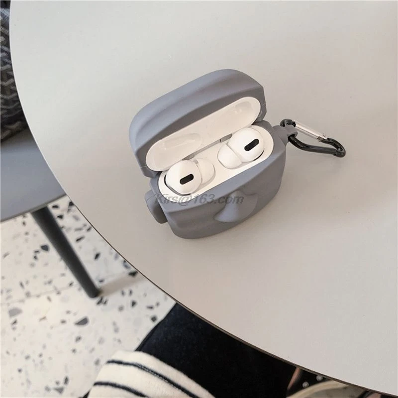Силиконовый чехол Stone Face для наушников Apple Airpods Pro TWS Bluetooth|Аксессуары наушников| |