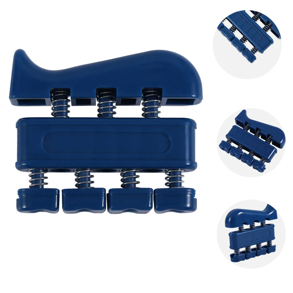 TSAI Adult Fingers Self Strength Exerciser Heavy Wrist Tension Extend Hand Master Trainning Fitness Equipment Blue Wholesale