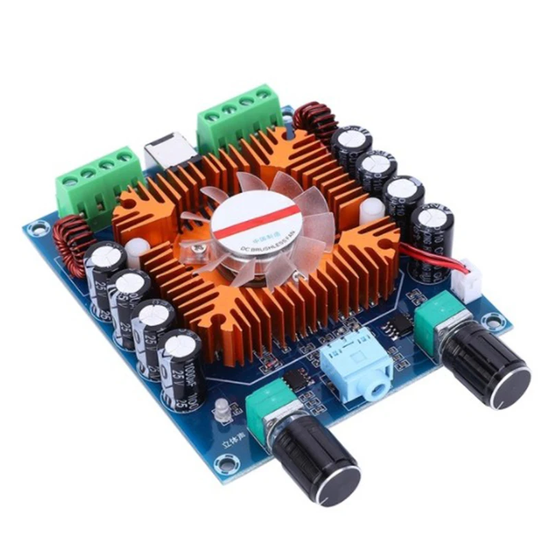 XH-A372 TDA7850 четырехканальный 50 Вт x 4 HIFI автомобильный стерео аудио усилитель плата