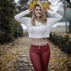 Женские прямые джинсы Melody из ПУ кожи, эластичные Стрейчевые брюки винного цвета, весна-лето 2021