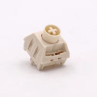 keypro kailhnovelkeys box cream 5 pin switches liner for mechanical keyboard diy pom material waterproof and dustproof