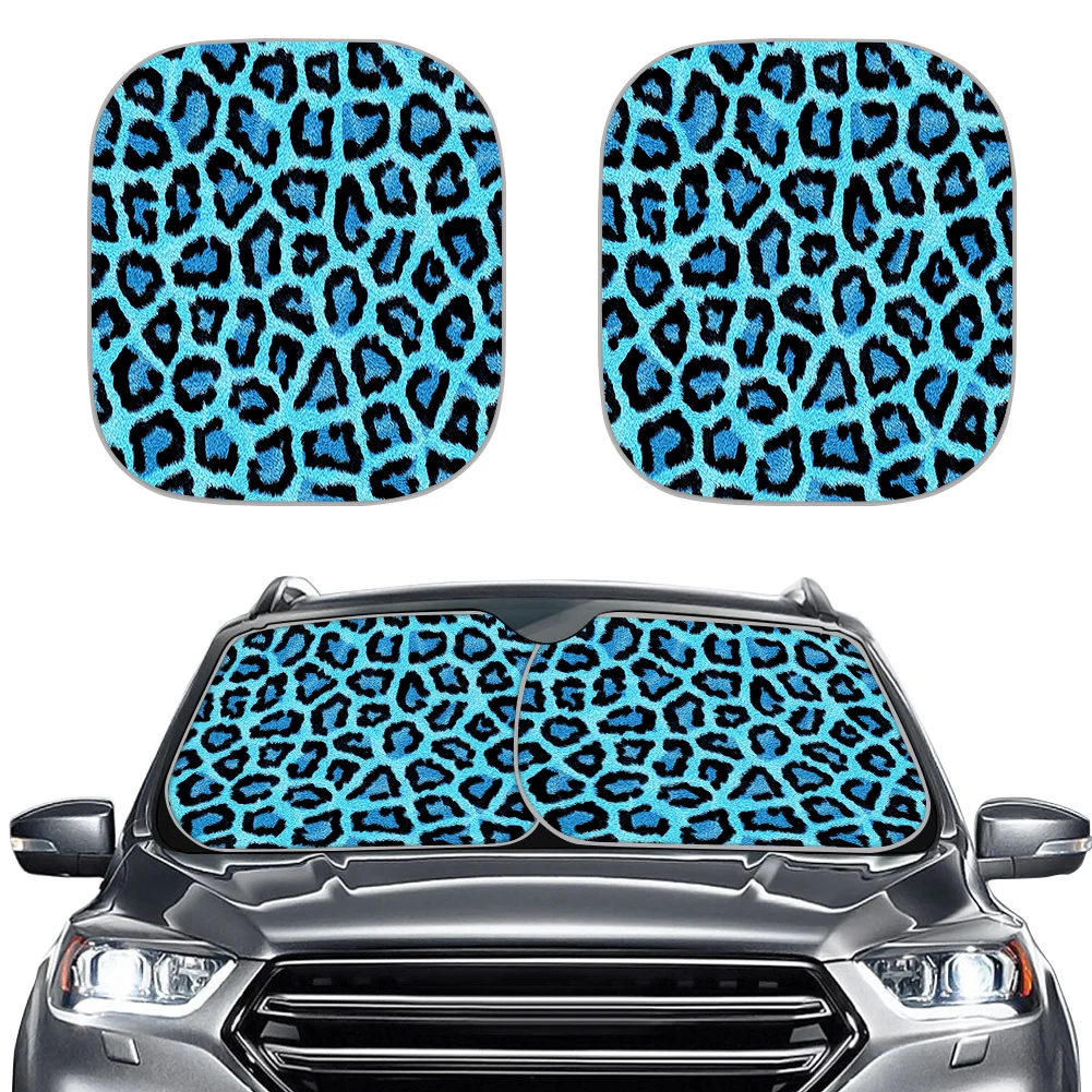 

PinUp Angel Fashion Leopard Prints Car Accessories Stylish Sunshade Windshield Cover for Cars Durable Car Gloss Sun Shades