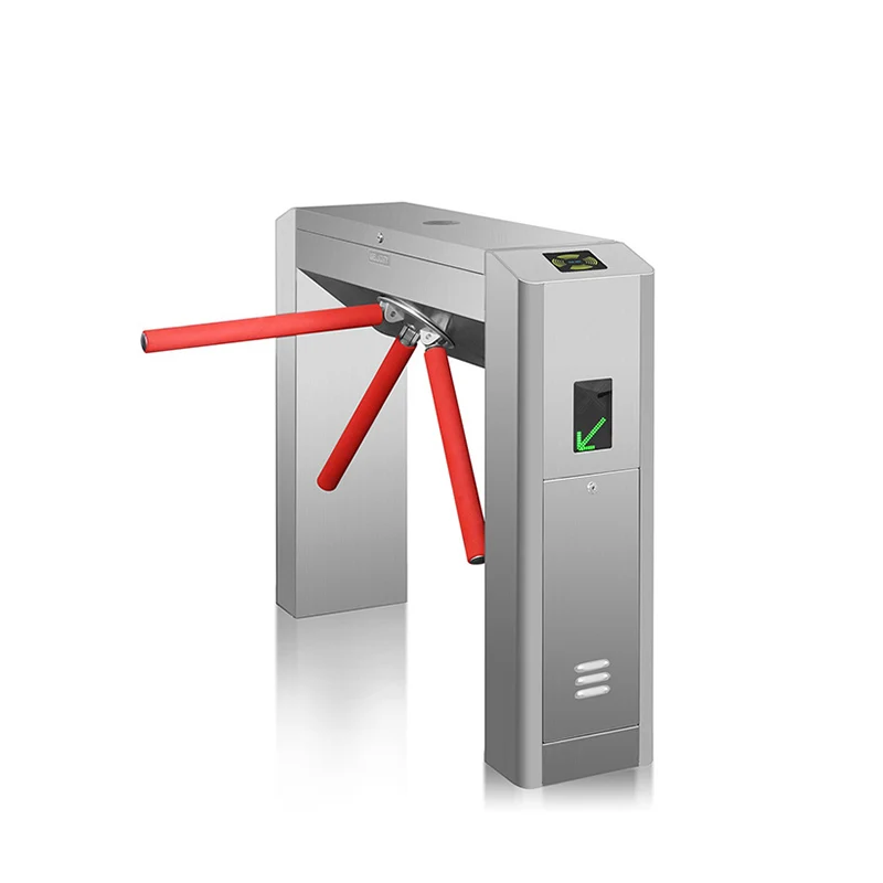 Security Bridge Type Motor Tripod Turnstile Barcode Reader /Direct Deal access control card system for residential entrance