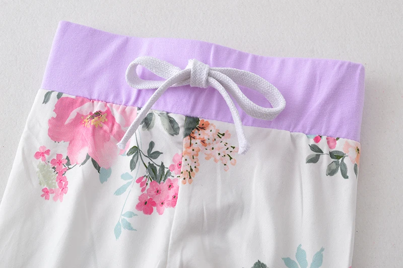 Модные комплекты одежды для маленьких девочек футболка с длинными рукавами и