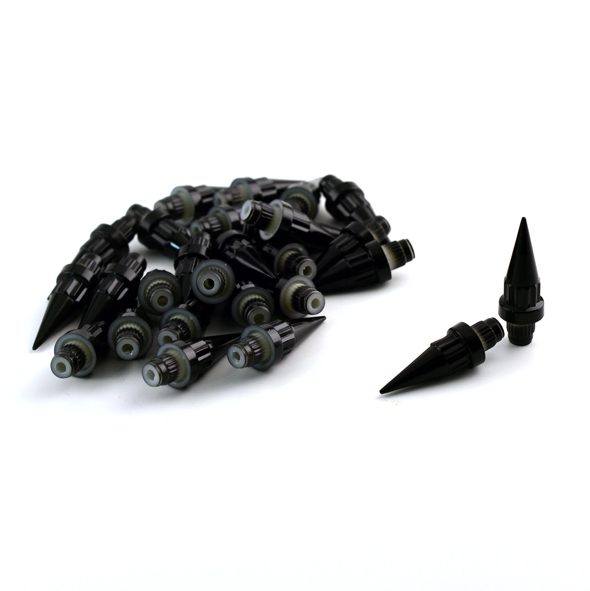 25 шт. черные универсальные заостренные колесные заклепки гайки для RS обода