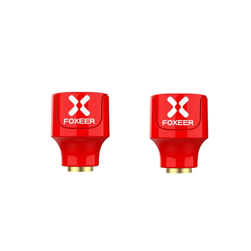 

2PCS Foxeer Lollipop 3 Stubby 5.8GHz 2.5Dbi RHCP/LHCP Omni RP-SMA Male Red FPV Antenna For RC Racing Drone Spare Parts RC Accs