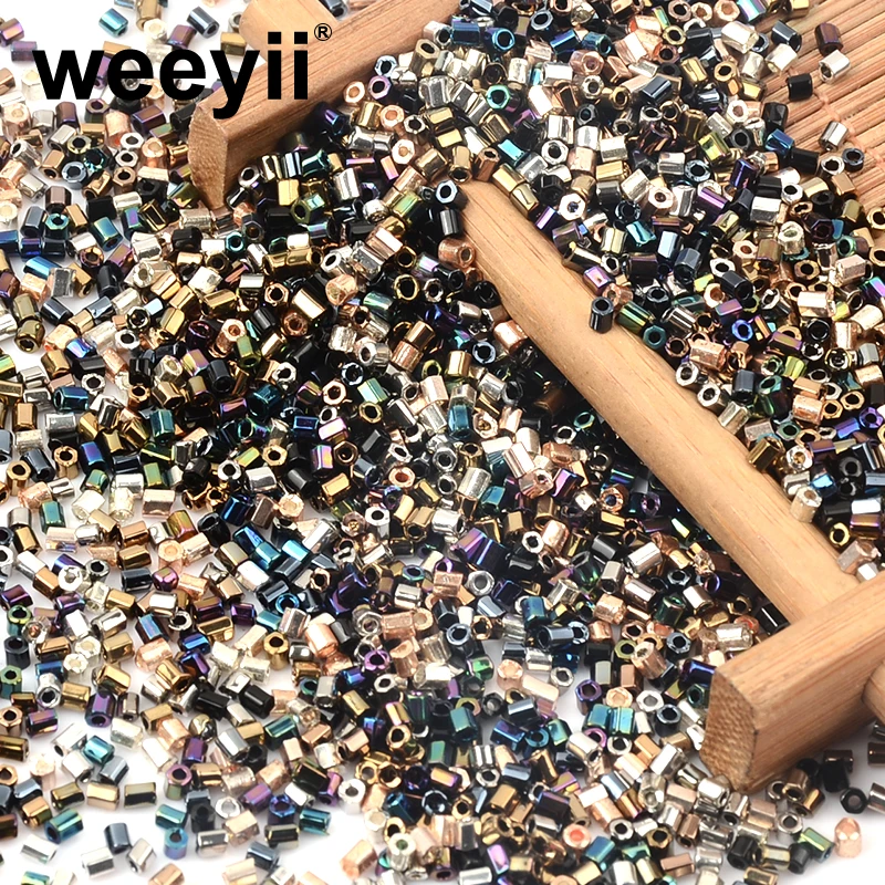 

Approx.1000pcs 2MM Silver Seed Beads Czech Glass Beads For Jewelry Making DIY Bracelet Necklace Earrings Accessories