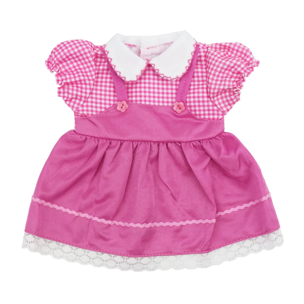 Fashion Clothes Suit Fit For 43cm Baby New Born Doll 17 Inch Dolls Clothes,Children best Birthday Gift - Цвет: Синий