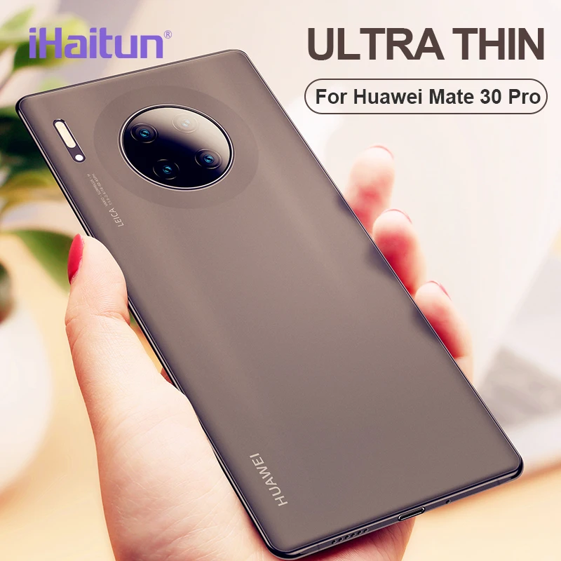 Ультратонкий матовый чехол iHaitun для телефона Haiwei Mate 30 Матовые чехлы из ТПУ