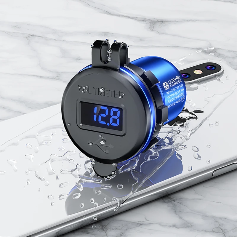 Быстрая зарядка 3 0 автомобильное зарядное устройство с двумя USB