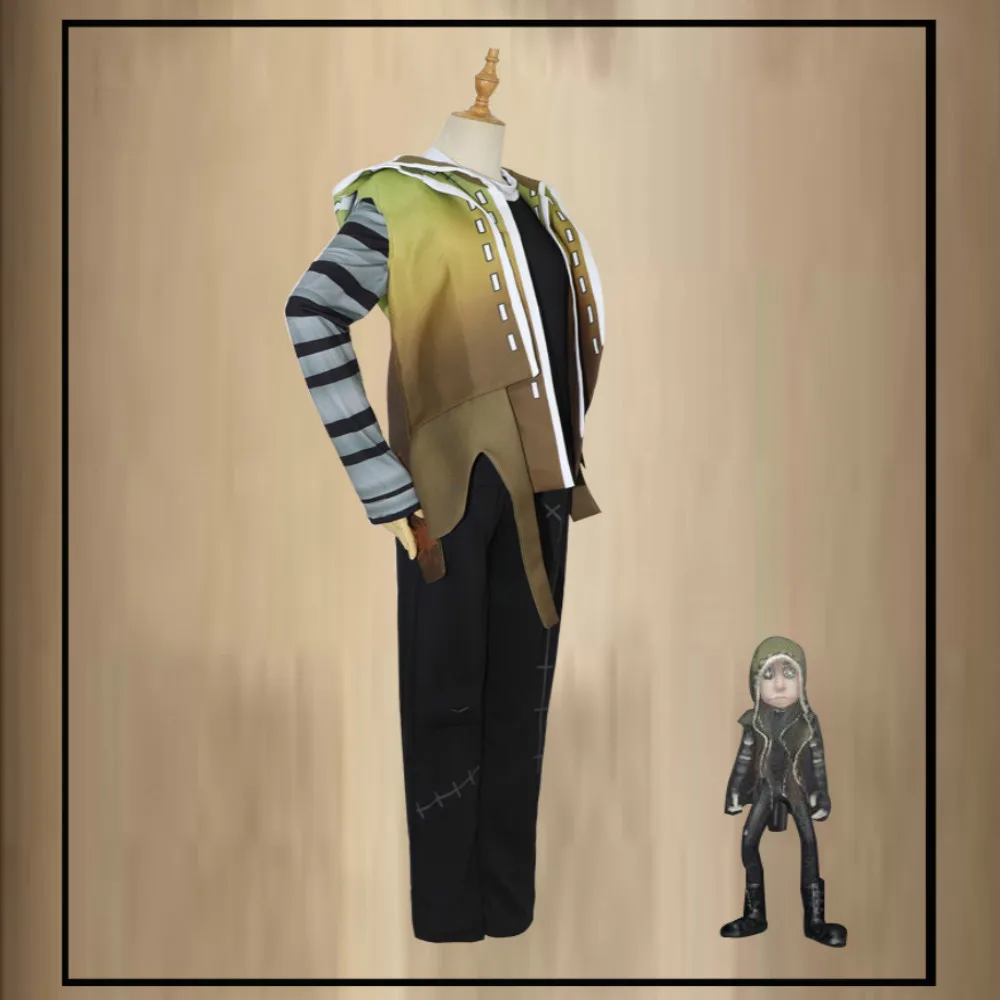 

Anime Game Identity V Cosplay Mercenary Naib Subedar Role Play Costume Men Vest+top+pants Halloween Carnival Adult Outfits