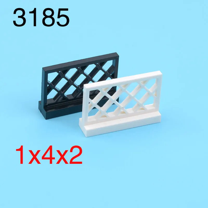 

Строительный блок решетка забора 1x4x2 (3185) MOC строительные развивающие кирпичи игрушки детали 20 шт./лот