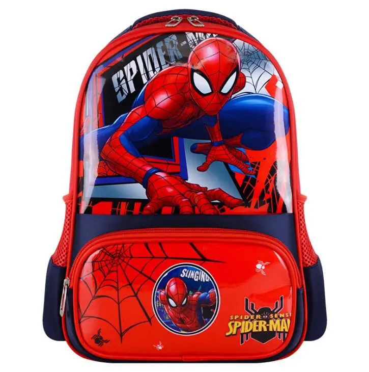 Mochilas de Spiderman para niños, morrales de escuela primaria de Frozen para niños, mochilas ortopédicas impermeables