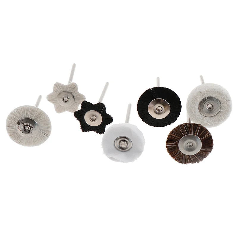 

1Pcs Dental Polishing Flat Brush Wool Polishing Flat Brush Grinder Brush Grinding Buffing Dental Accessories Teeth Whitening