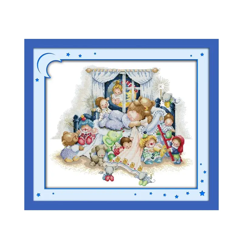 

Набор для вышивки крестиком Thumbelina, Рисунок 14 карат, 11 карат, вышивка холстом, рукоделие, вышивка своими руками