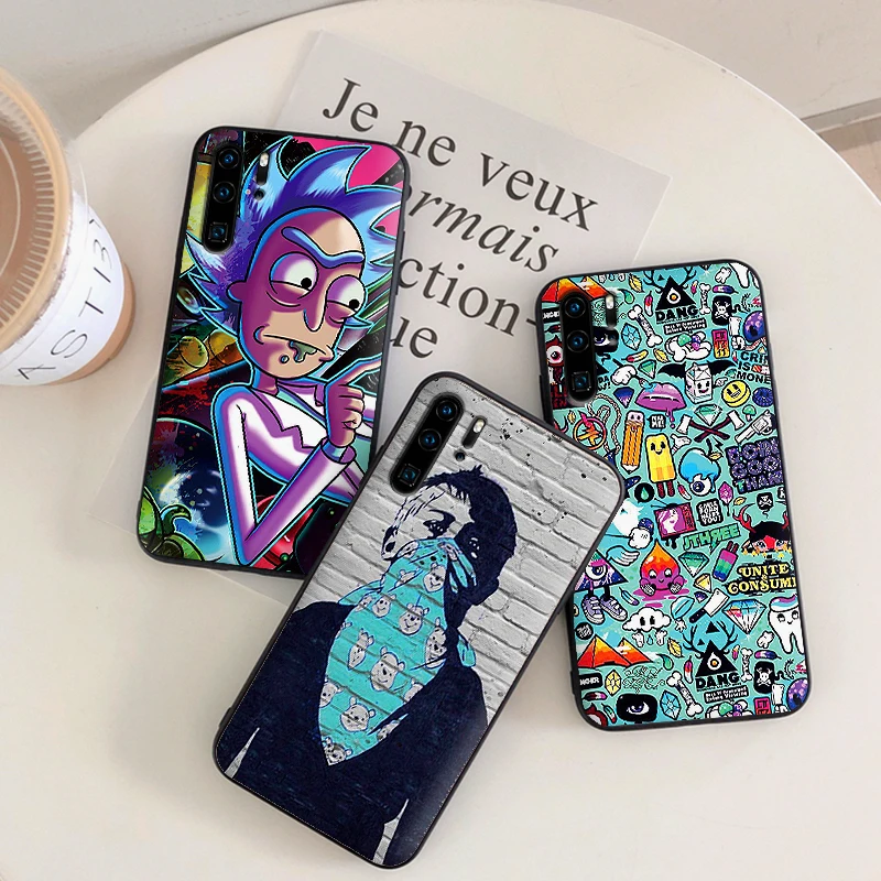 Граффити тату для huawei Honor 6A 7A 3 Гб оперативной памяти Pro 7X 8X 9X 8 9 10 Lite Plus Примечание