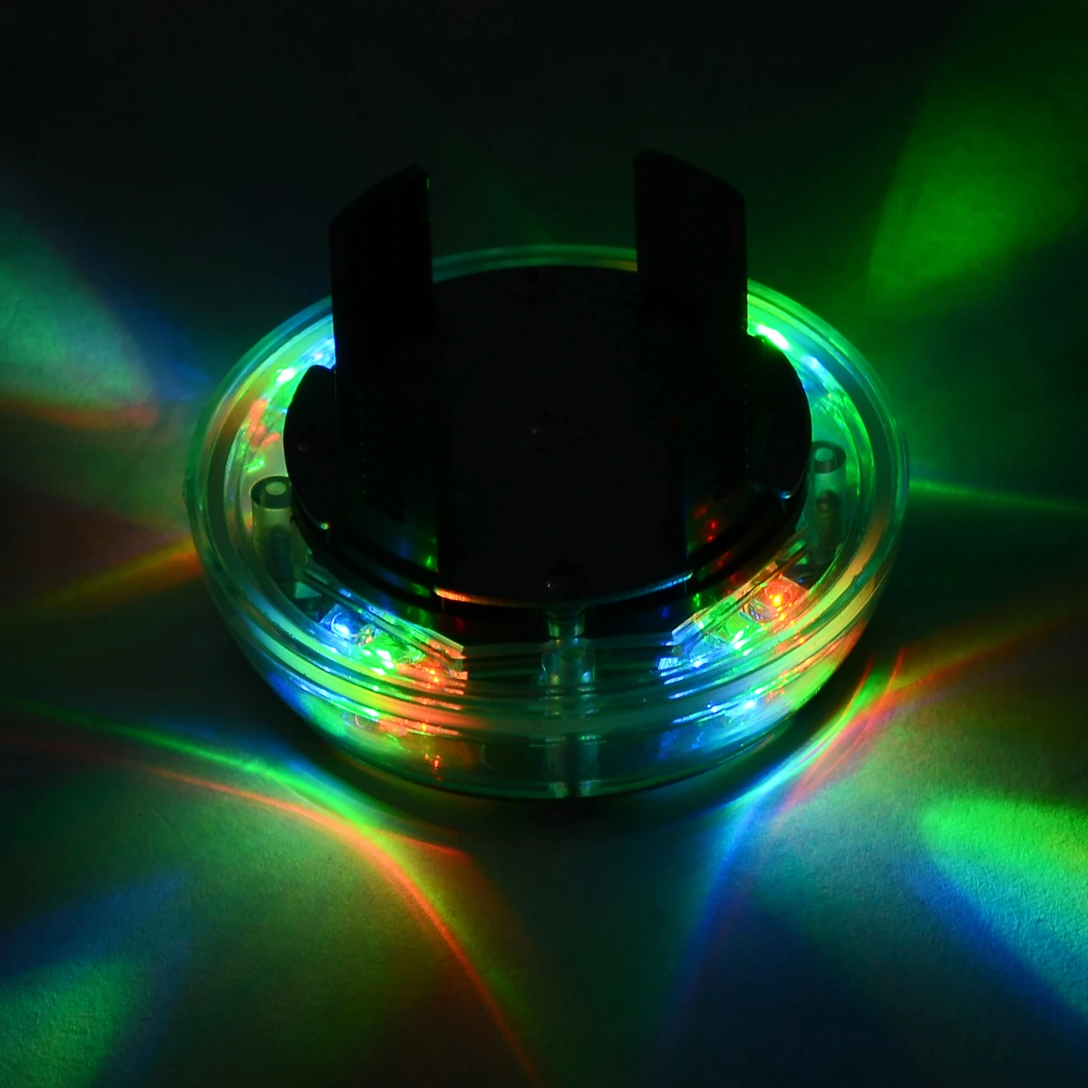 1 шт. подсветка для колес автомобиля 4 режима 12 светодиодный RGB авто солнечной