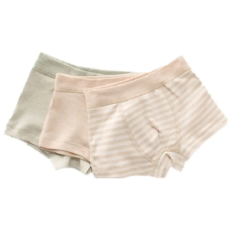 Органическое цветное хлопковое детское нижнее белье хлопковые мужские и женские