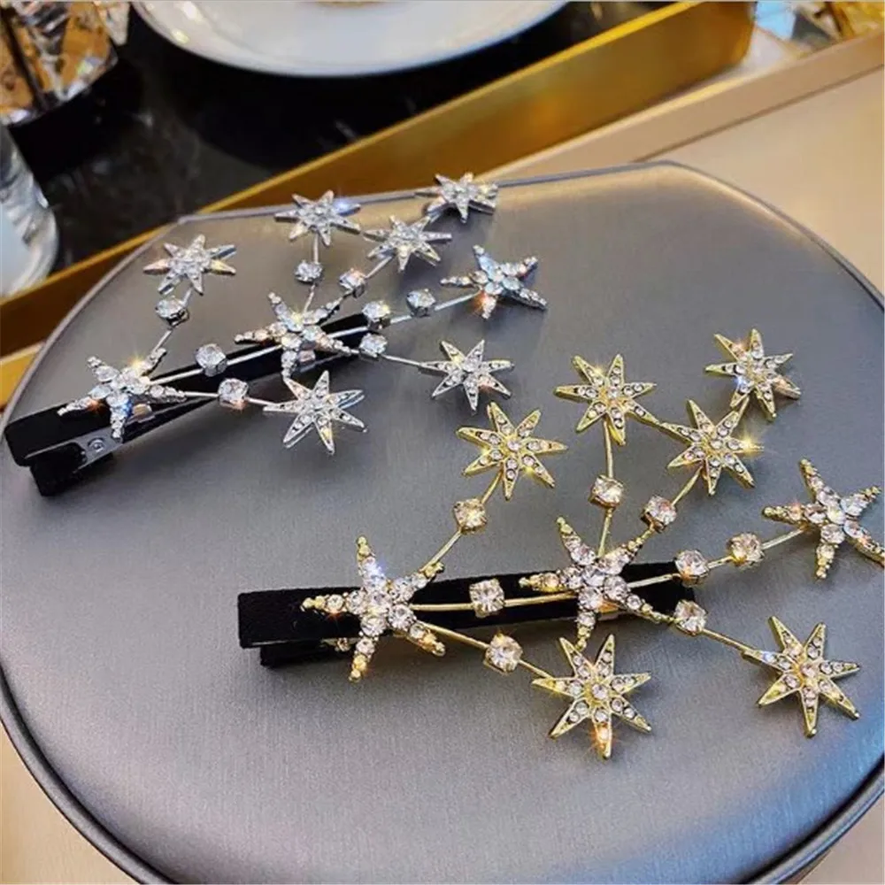 

2020 New Women Vintage Heart Star Geometric Alloy Hairpins Sweet Barrettes Female Fashion Hair Accessories