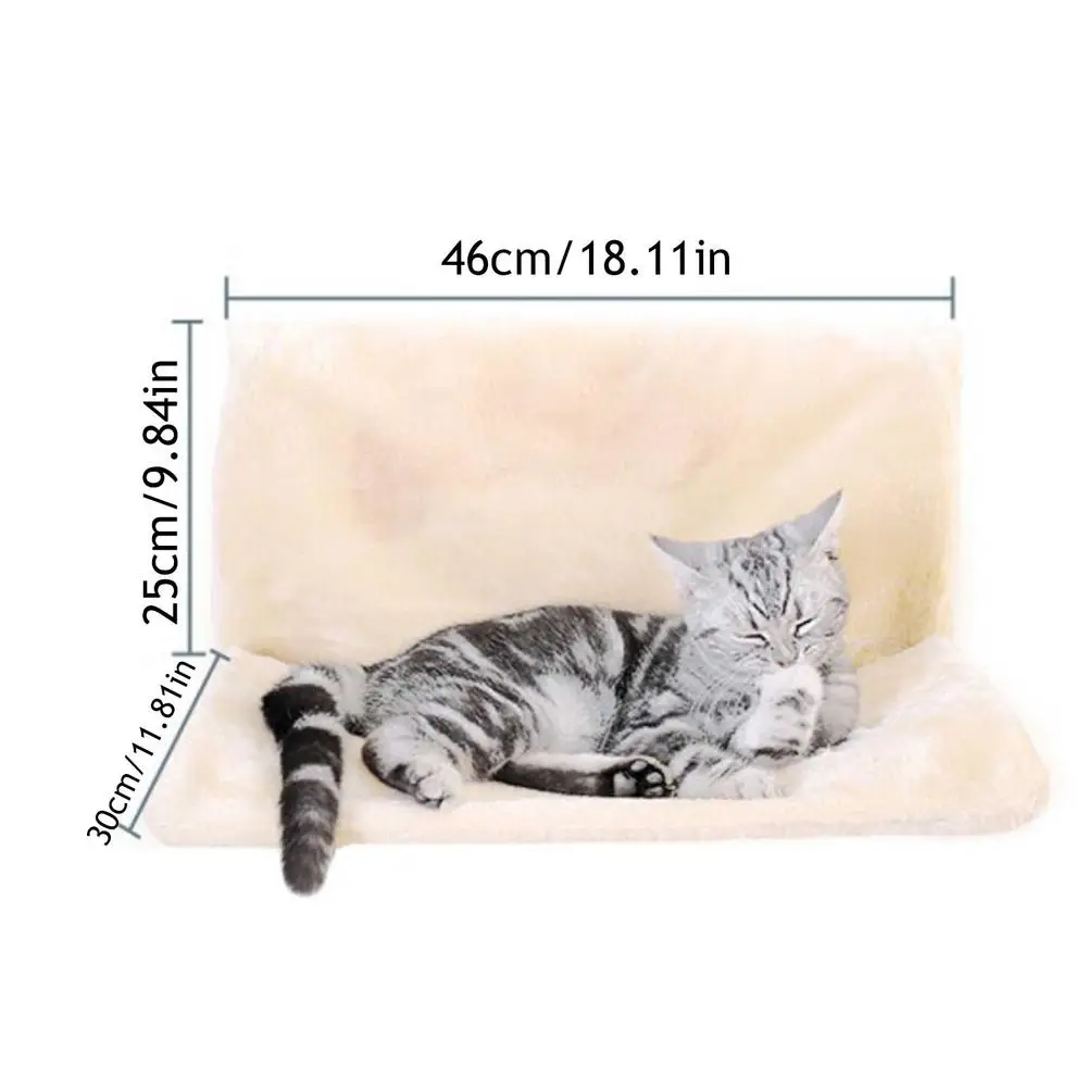 Portable Cat Seat Window Mount Pet Hammock Comfortable Bed Mat Removable Cute Hanging Beds Set | Дом и сад