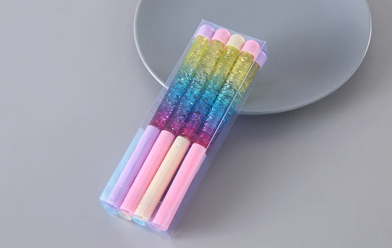 12/8/6 шт./компл. цвет Ручка гелевая Kawaii Boligrafos Kawaii С ультратонким стержнем милые корейские канцелярские принадлежности