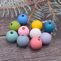 colorful balsa wood eco friendly round wooden beads for making jewelry bracelet handmade for wooden decorations wood crafts diy