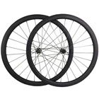 Ассиметричная клинчерная покрышка 1360 г, 700c, 42 мм, Углеродные колеса 25 мм, UD 3K 12K Twill 24H Novatec D411SB D412SB