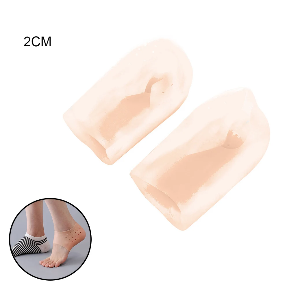 light pink 2cm Унисекс невидимые, визуально увеличивающие рост; Носки подпяточники стельки силиконовый массажер для ног Регулируемый износостойкий стельки 2/3/4 смячейками и глубиной погружения пара - Цвет: light pink 2cm