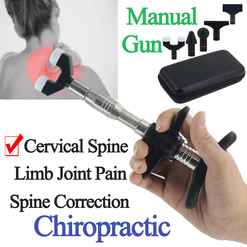 

Chiropractic Adjusting Tool Manual Chiropractic Gun For Adjustment Spine Correction Lumbar Limb Joint Pain Portable Massager