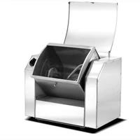 stainless steel dough flour mixer automatic kneading machine 220v1500w horizontal electric kneading machine