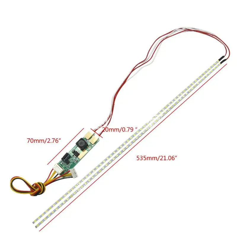 

15-24in Wide Universal Backlight LCD to LED Upgrade Kit Adjustable Light Display Support Electronic Light-emitting Components