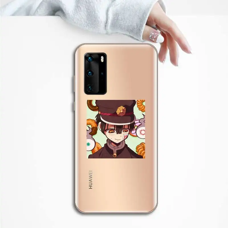 

Toilet Bound Hanako-kun Phone Case Transparent for huawei honor P 40 30 20 lite Pro 10 i 8 9 x p smart 2019