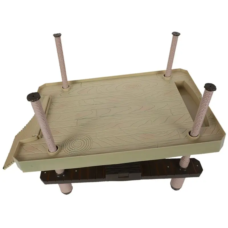 Рептилия большая черепаха квадратный причал платформа с рампа лестница Basking