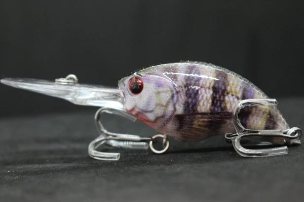 HC733X446 wLure 11g 8.5cm Deep Water Real Skin Painting Tight Floating Crankbait Cutting Blade Treble Hooks Fishing Lures HC733 - Цвет: HC733X446