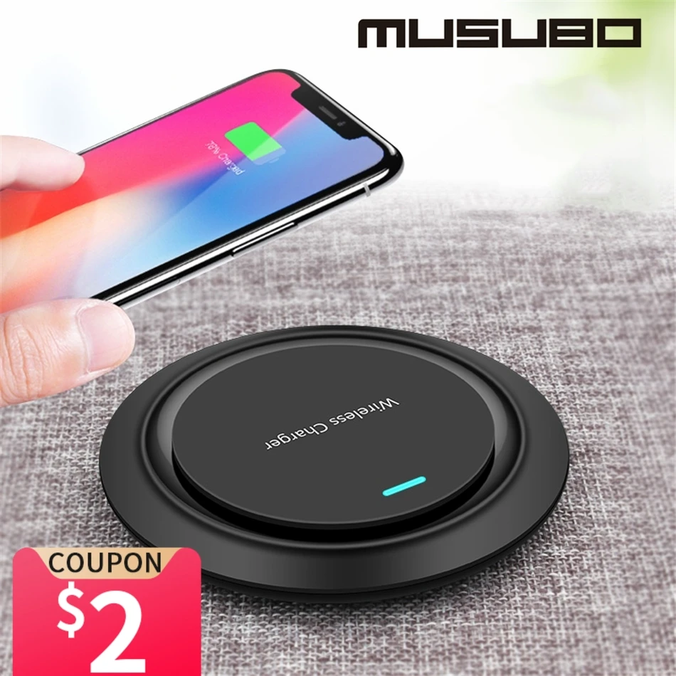 Быстрое зарядное устройство Musubo QI для iPhone XS MAX XR X скорость зарядки телефона 45%