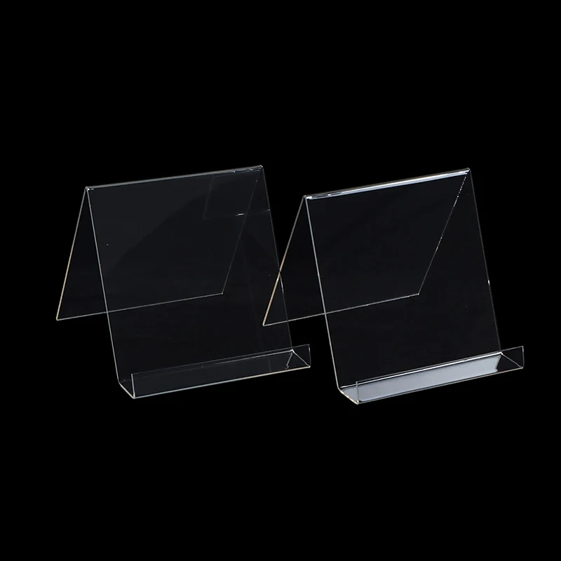 

1pc Acrylic Book Display Rack Retail Bookshelf Recipe Office Suitable For School Office Supplies Durable Bookshelf New