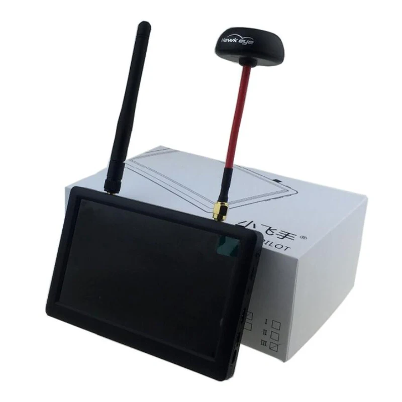Hawkeye New Little Pilot III Duel Receivers All-in-one 5 Inch FPV Monitor for RC Transmitter Racing Drone |