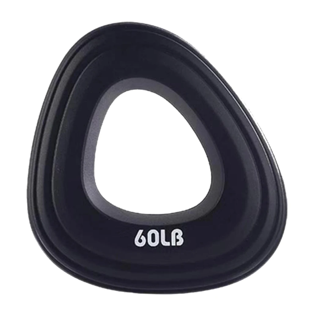 

60LB Hand Strength Finger Grip Muscle Power Training Ring Exerciser Black