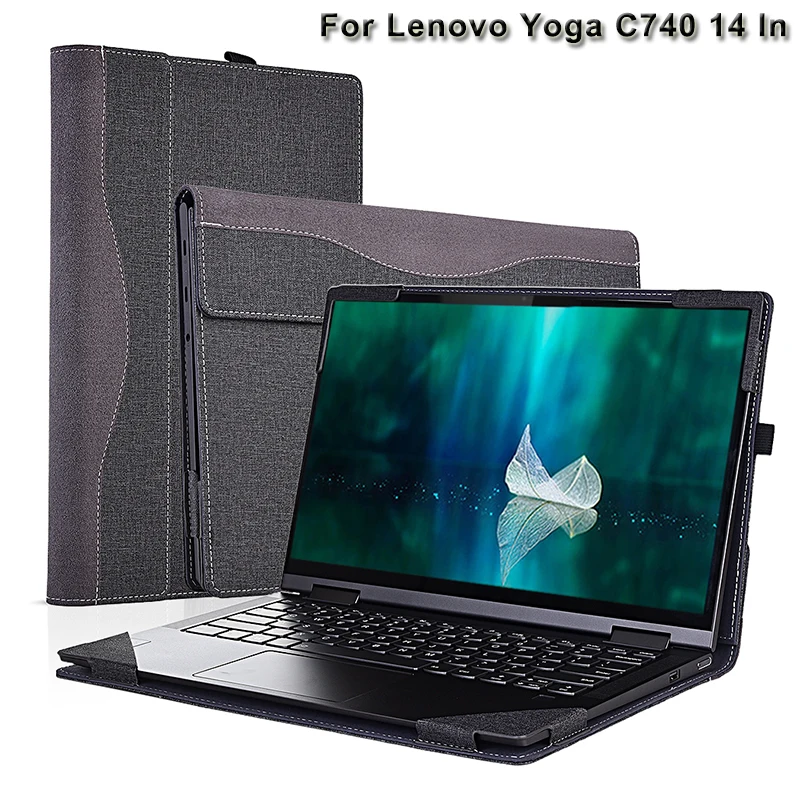 Чехол для планшета Lenovo Yoga C740 14-дюймовый Чехол-книжка из искусственной кожи с