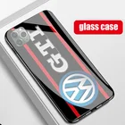 ТПУ + стекло GTI чехол для телефона iphone 13 mini 12 11 13 pro Max XS XR X 6 6s 7 8 plus samsung galaxy s8 s9 s10 s20 s21 PLUS чехлы