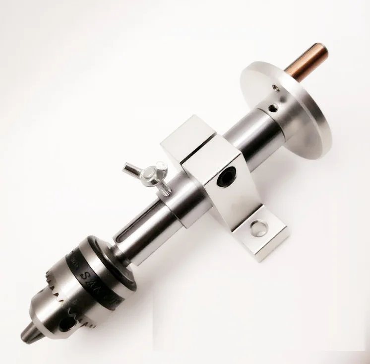 DIY токарный станок Задняя бабка цветок сливы сверлильный патрон наперсток машина