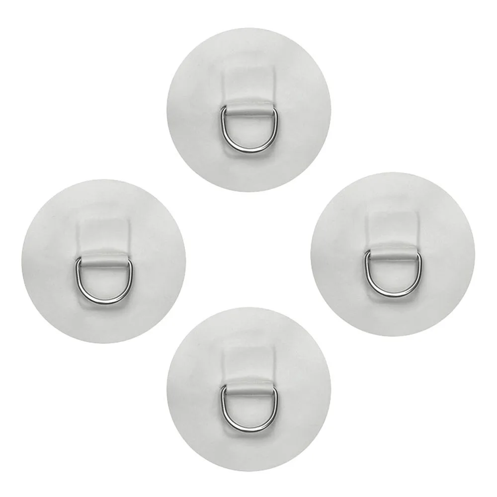 

1PC Stainless Steel D-Ring Patch Pad for Inflatable Boat Dinghy Kayak Canoe
