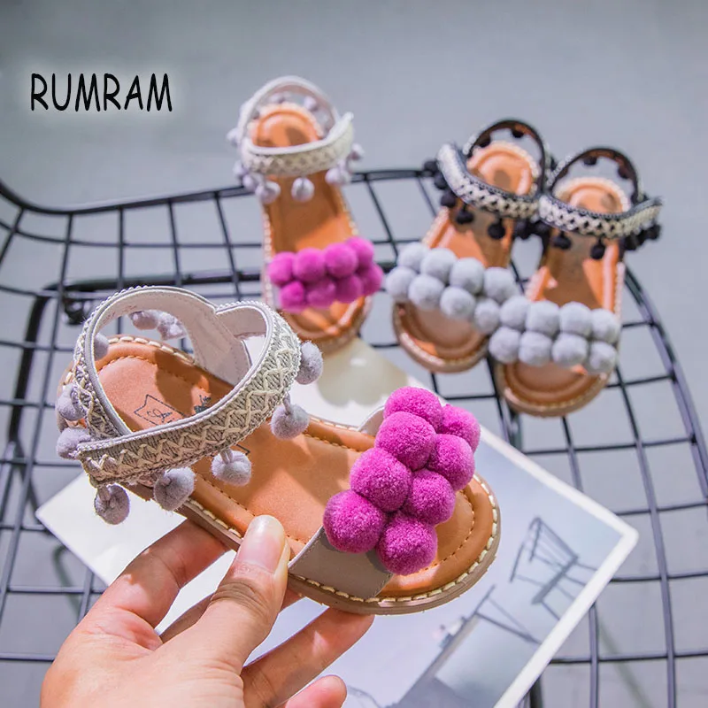 RUMRAM/Новинка высококачественная повседневная обувь принцессы для маленьких