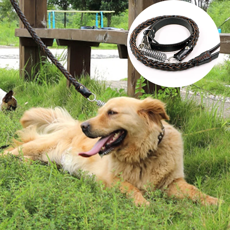 

Anti-stress Big Dog Leash Pet Led Lead Harness Outdoor Large Dogs Leash And Collar Set For Beagle German Pitbull Rope Shepherd