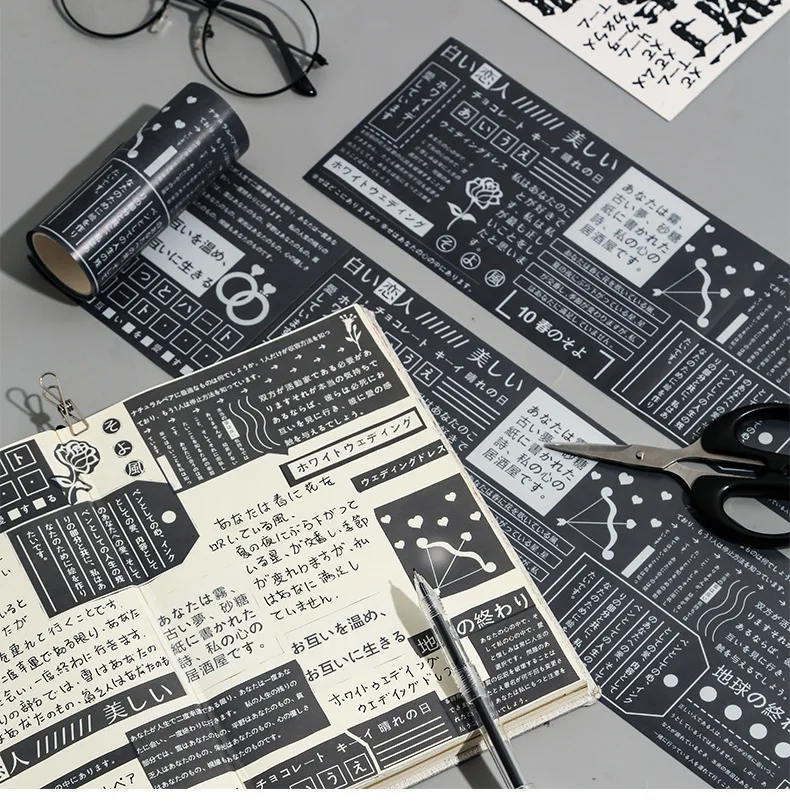 Креативная прозрачная лента для домашних животных Васи дневник DIY клейкие ленты Скрапбукинг наклейки стационарные принадлежности 024082