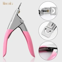 1pcs stainless steel nail art clipper cutter uv gel acrylic edge clipper false fake nail trimming scissor pliers manicure tools